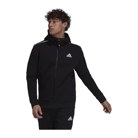 (adidas) Kapuzenjacke in schwarz 